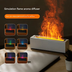 Colorful Simulation Flame Diffuser USB Plug-in Fragrance Office Home Flame Humidification Diffuser Diffuser Shopping