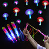 Image of Amazing Light Toy Arrow LED Light Toys Outdoor Party Fun Gift Rubber Band Catapult Glow In The Dark Rocket Helicopter Flying Toy Shopping