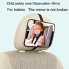 Image of EAFC Adjustable Wide Car Rear Seat Mirror Baby/Child Seat Car Safety Mirror Monitor Square Safety Car Baby Mirror Car Interior Shopping