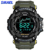 Image of SMAEL Mens Watch Military Waterproof Sport WristWatch Digital Stopwatches for Men 1802 Military Electronic Watches Male Clock Shopping