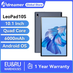 Adreamer LeoPad10S Tablet Android 11 10.1 Inch 4-Cores 4GB RAM 32GB ROM 1280x800 IPS Pad 6000mAh Dual Camera Type-C Metal Body Shopping111