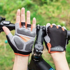 Men Cycling Bicycle Gloves Half Finger Gym Gloves Women Mitten Breathable Anti-slip Glove Fitness Sport Training Gloves Shopping