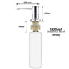 Image of Stainless Steel Soap Dispenser Extension Tube Kit Kitchen Sink Liquid Soap Dispenser Bathroom Lotion Detergent Hand Press Pumps - Shopping