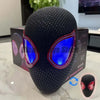 Image of Mascara Spiderman Headgear Cosplay Moving Eyes Electronic Mask Spider Man 1:1 Remote Control Elastic Toys for Adults Kids Gift Shopping