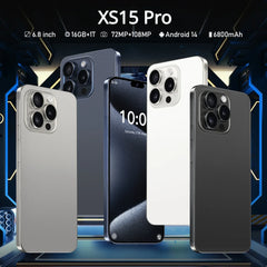 Brand New Original XS15 Pro 16GB+1TB for Smartphone 6.8 Inch Full Screen 4G 5G Cell Phone 6800mAh Mobile Phones Global Version