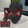 Image of Mascara Spiderman Headgear Cosplay Moving Eyes Electronic Mask Spider Man 1:1 Remote Control Elastic Toys for Adults Kids Gift Shopping