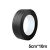 Image of SEAMETAL 3D Carbon Fiber Sticker Car Threshold Protective Film Anti Scratch Waterproof Matte Black Nano Sticker for Car Body Shopping