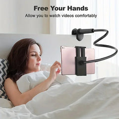 Hot Universal Lazy Bracket Mobile Phone Holder Gooseneck Stand Stents Flexible Bed Desk Table Clip Bracket for Smartphone Holder Shopping111