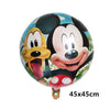 Image of Giant Disney Foil Balloon Mickey Mouse Balloons Minnie Birthday Party Decoration Kids Toy Baby Shower Ball Children Cartoon Gift Shopping