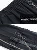 Image of Women Cargo Pants  Harem Pants Fashion Punk Pockets Jogger Trousers With Chain Harajuku Elastics High Waist Streetwear Shopping