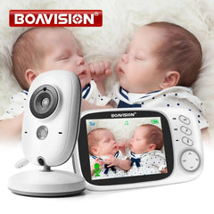 VB603 Video Baby Monitor 2.4G Wireless With 3.2 Inches LCD 2 Way Audio Talk Night Vision Surveillance Security Camera Babysitter Shopping