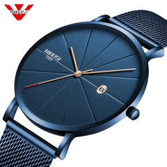 NIBOSI Ultra Thin Fashion Men Watch Top Luxury Brand Business Quartz Watches Waterproof Sports Watch Men Clock Relogio Masculino Shopping