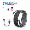 Image of Android Endoscope 5.5mm 7mm Borescope Inspection Snake Camera Waterproof with 6 LED Lights Compatible with Android Phone PC Shopping