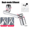 Image of Stainless steel Universal 1080 °Swivel Robotic Arm Swivel Extension Faucet Aerator Kitchen Sink Faucet Extender 2Water Flow Mode Shopping