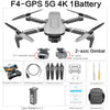 Image of F4 Drone GPS 4K HD Mechanical Gimbal Camera System Supports TF Card Drones RC Quadcopter Stabilier Distance 2km Flight 25 Min Shopping