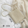 Image of Mini Pearl Bag Handmade Vintage EVA Beaded Fashion Banquet Party Shoulder Bag Female 2019 Wedding Bags Luxury Women's Coin Purse Shopping