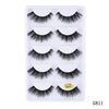 Image of 5 Pairs 5D Mink Eyelashes Natural False Eyelashes Lashes Soft Fake Eyelashes Extension Makeup Wholesale Shopping