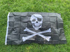 Image of SKY FLAG 3x5Fts 90X150cm Double Broken Skull With Knife Pirate Flag Jack Rackham Jolly Roger Flag For Decoration Shopping111