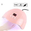 Image of Nail Dryer UV Lamp LED Lamp For Nails With 18 LEDs Dryer Lamp For Curing Gel Polish Auto Sensing Nail Manicure Tools Shopping