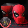 Image of New Spider-man:no Way Home Spider Man Mask Luxury Helmet Rechargeable Remote Eyes Movable Mask Cosplay Decoration Gift Toys Shopping