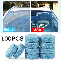 Solid Cleaner Car Windscreen Cleaner Effervescent Tablet Auto Wiper Glass Solid Cleaning Concentrated Tablets Detergent Shopping