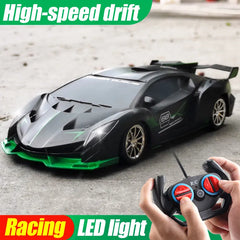 1/18 RC Car LED Light 2.4G Radio Remote Control Sports Cars For Children Racing High Speed Drive Vehicle Drift Boys Girls Toys Shopping