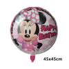 Image of Giant Disney Foil Balloon Mickey Mouse Balloons Minnie Birthday Party Decoration Kids Toy Baby Shower Ball Children Cartoon Gift Shopping