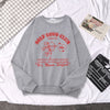 Image of Self Love Club Cupid's Arrow Print Sweatshirt Women Casual Crewneck Sportswear Fleece Warm Hoodies Loose Comfortable Clothes Shopping