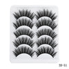 Image of 5 Pairs 5D Mink Eyelashes Natural False Eyelashes Lashes Soft Fake Eyelashes Extension Makeup Wholesale Shopping