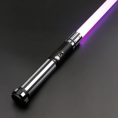 TXQSABER Lightsaber Laser Sword Heavy Dueling RGB Smooth Swing Lightsaber Foc Lock Up Metal Cosplay Luminous Kids Toys