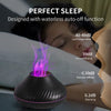 Image of Kinscoter Volcanic Aroma Diffuser Essential Oil Lamp 130ml USB Portable Air Humidifier with Color Flame Night Light Shopping