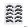 Image of 5 Pairs 5D Mink Eyelashes Natural False Eyelashes Lashes Soft Fake Eyelashes Extension Makeup Wholesale Shopping