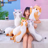 Image of 50/70cm Cute Soft Long Cat Plush Toys Stuffed Pause Office Nap Pillow Bed Sleep Home Decor Gift Doll for Kids Girl Shopping