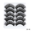 Image of 5 Pairs 5D Mink Eyelashes Natural False Eyelashes Lashes Soft Fake Eyelashes Extension Makeup Wholesale Shopping