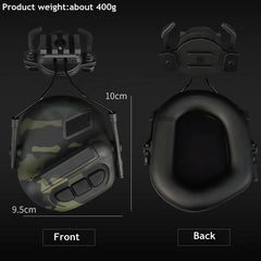 Tactical Helmet Headset Noise Reduction Sound Pickup Shooting Hearing Protection Earmuffs Airsoft CS Communication Headphone