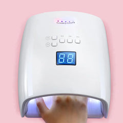 Built-in Battery Rechargeable Nail UV Lamp 66W Wireless Gel Polish Dryer S10 Pedicure Manicure Light Cordless LED Nail Lamp Shopping