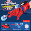 Image of Movie Cosplay Launcher Spider Silk Glove Web Shooters Recoverable Wristband Halloween Prop Toys For Children Shopping