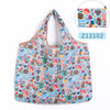 Image of Cute Cartoon Foldable Eco-Friendly Shopping Bag Tote Reusable Pouch Handbags Convenient Large-capacity for Travel Grocery Purse Shopping