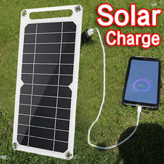 5V 10W Solar Panel Output USB Outdoor Portable Solar System Cell Phone Charger Solar Panel Battery Module Power Panel Enlarged 1 Shopping111