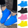 Image of Waterproof Shoe Covers Silicone Anti-Slip Rain Boots Unisex Sneakers Protector For Outdoor Rainy Day Reusable Rain Shoe Cover Shopping