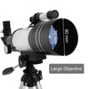 Image of 70mm Table Astronomical Telescope 150X Beginners Monocular Moon-watching Telescope with Tripod Child Birthday Gift Telescope Shopping