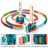 Image of Kids Automatic Laying Domino Train Electric Car Dominoes Set Brick Blocks Kits Games Educational Toys Children DIY Toy Boys Gift Shopping