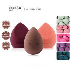 IMAGIC beauty sponge 3pcs face wash puff gourd water drop puff wet and dry makeup sponge tool Shopping