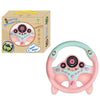 Image of Infant Shining Eletric Simulation Steering Wheel Toy with Light Sound Kids Early Educational Stroller Steering Wheel Vocal Toys Shopping