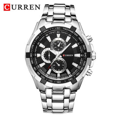 CURREN 8023 Quartz Watch Men Waterproof Sport Military Watches Mens Business Stainless Steel Wristwatch Male Clock reloj hombre Shopping