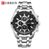 Image of CURREN 8023 Quartz Watch Men Waterproof Sport Military Watches Mens Business Stainless Steel Wristwatch Male Clock reloj hombre Shopping