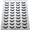 Image of 20 Pairs 18-25 mm 3d Mink Lashes Bulk Faux Thick Long Wispy Natural Mink Lashes Pack Short Wholesales Natural False Eyelashes Shopping