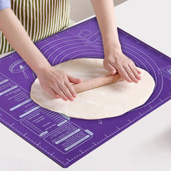 60/50/40cm Silicone Pad Baking Mat Sheet Kneading Dough Mat For Kitchen Rolling Dough Pizza Large Dough Non-Stick Maker Holder Shopping