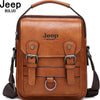 Image of JEEP BULUO Multi-function Business Handbags Men New Man's Shoulder Bag Large Capacity Leather Messenger Bag Crossbody Big Brand Shopping