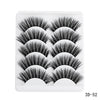 Image of 5 Pairs 5D Mink Eyelashes Natural False Eyelashes Lashes Soft Fake Eyelashes Extension Makeup Wholesale Shopping